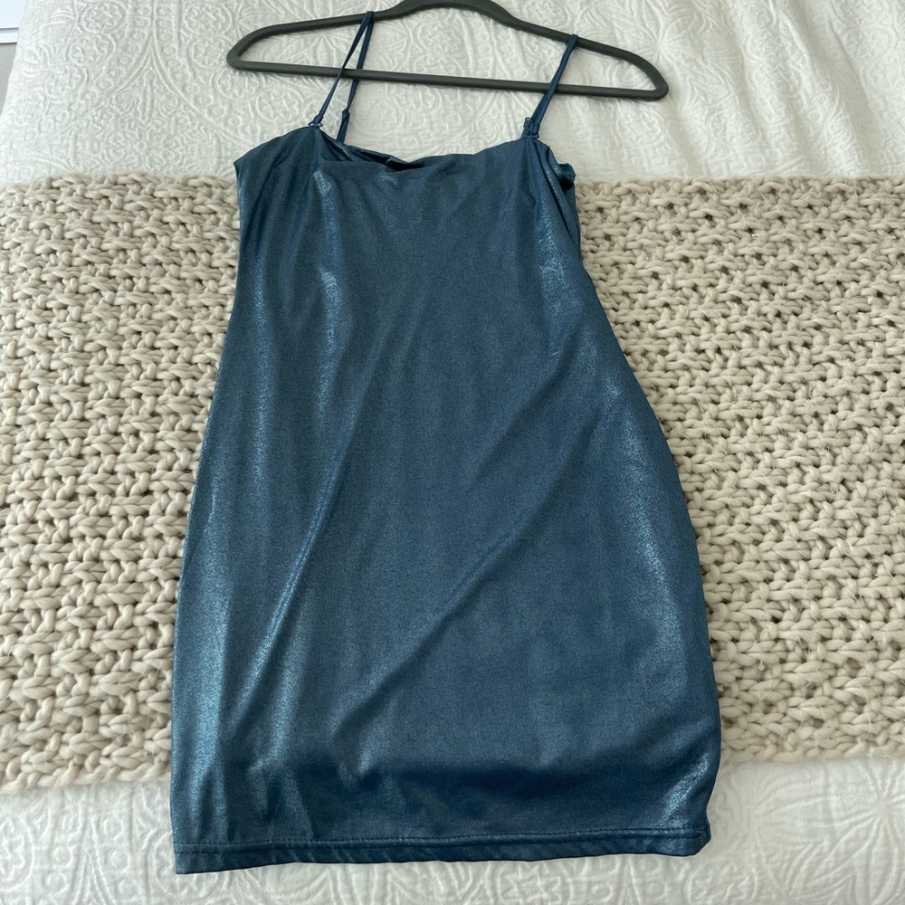 Blue Mini Dress